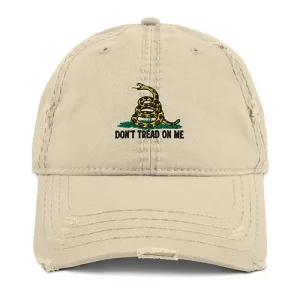 Distressed Gadsden Hat (4 colors to choose)