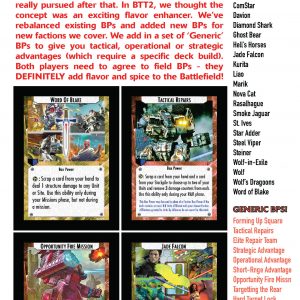 Battletech: Tactics 2 - Box Powers