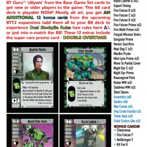 Battletech: Tactics 2 Decks - Basic Jade Falcon
