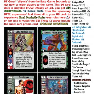 Battletech: Tactics 2 Decks - Basic Kurita