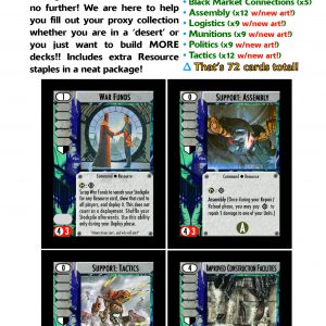 Battletech: Tactics 2 - Resource Reprint Deck