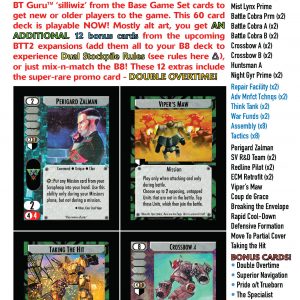 Battletech: Tactics 2 Decks - Basic Steel Viper