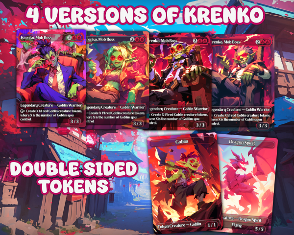 Krenko, Mob Boss MTG Commander Proxy Deck - Image 2