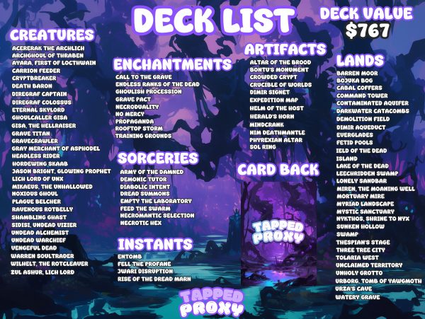 The Scarab God Commander Proxy Deck - Image 9