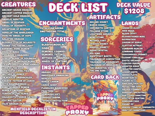 Kaalia of the Vast MTG Commander Proxy Deck - Image 7