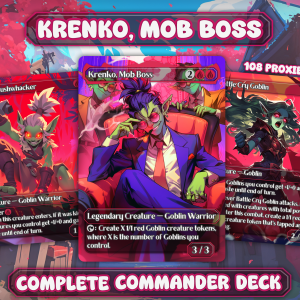 Krenko, Mob Boss MTG Commander Proxy Deck