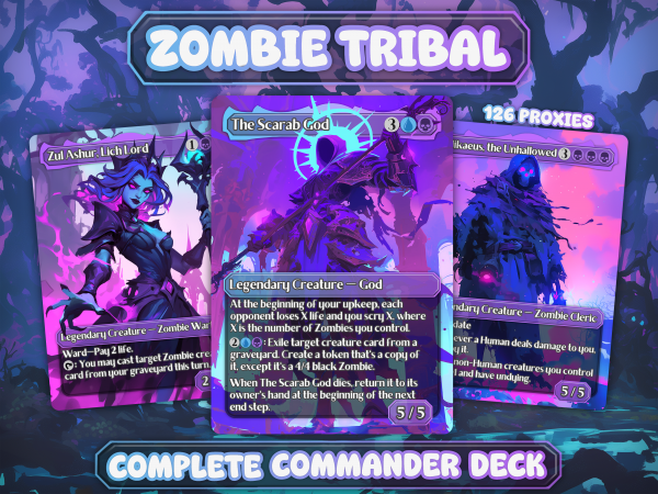 The Scarab God Commander Proxy Deck