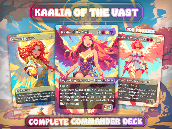 Kaalia of the Vast MTG Commander Proxy Deck