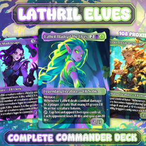 Lathril, Blade of the Elves MTG Commander Proxy Deck