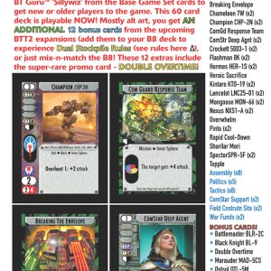 Battletech: Tactics 2 Decks - Basic Comstar