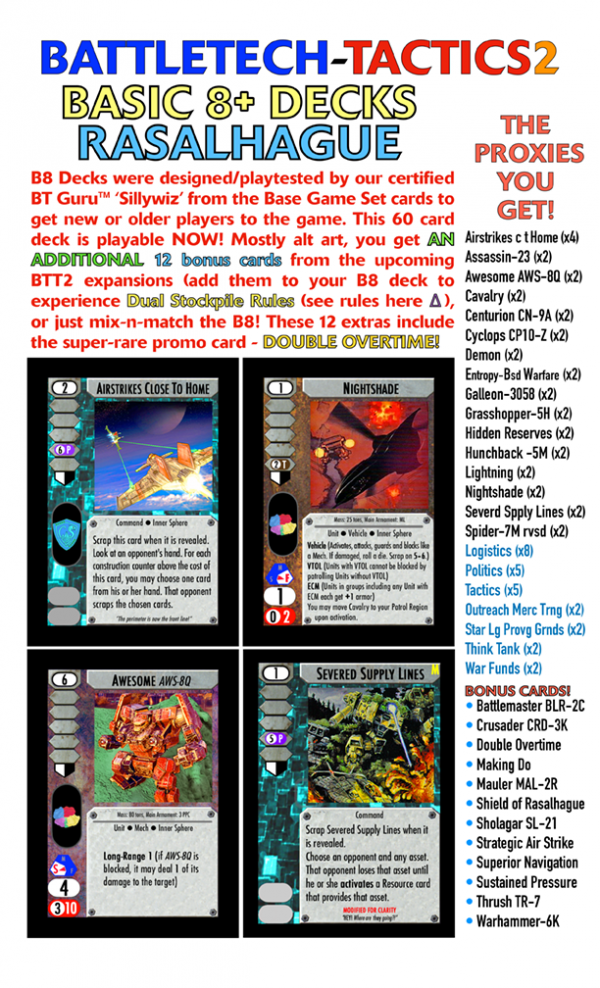 Battletech: Tactics 2 - Rasalhague Basic Deck