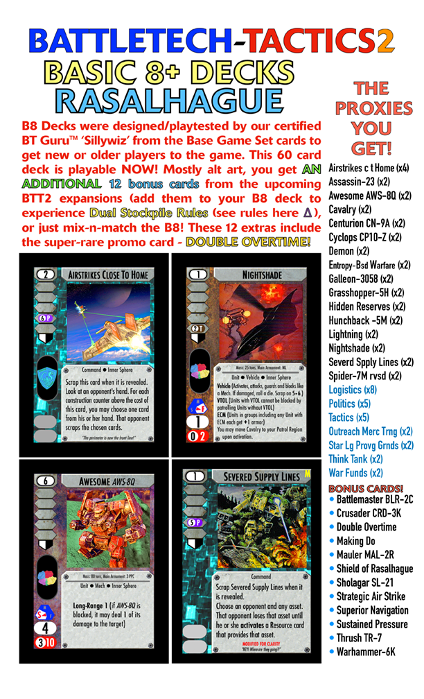 Battletech: Tactics 2 - Rasalhague Basic Deck